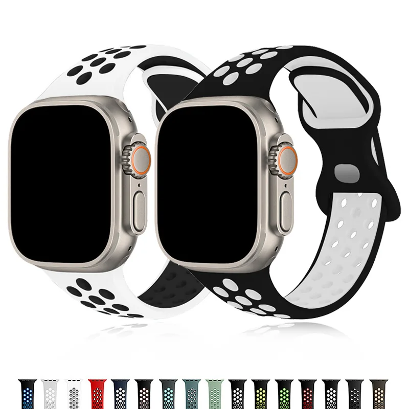 Women'S Accessories Nike - สายนาฬิกาซิลิโคนสำหรับสายคาด Apple Watch 44มม. 45มม. 49มม.