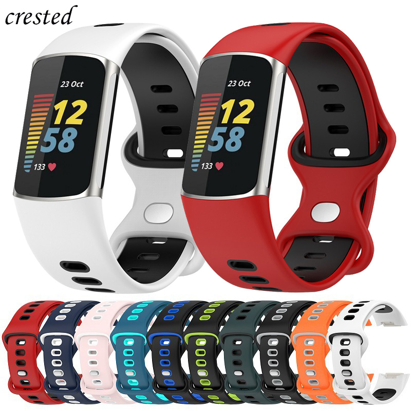 Women'S Accessories Nike - สายซิลิโคนสำหรับ Fitbit Charge 6สายสำหรับเปลี่ยนสายรัดข้อมืออัจฉริยะสายรัดข้อมือสำหรับ Fitbit Charge