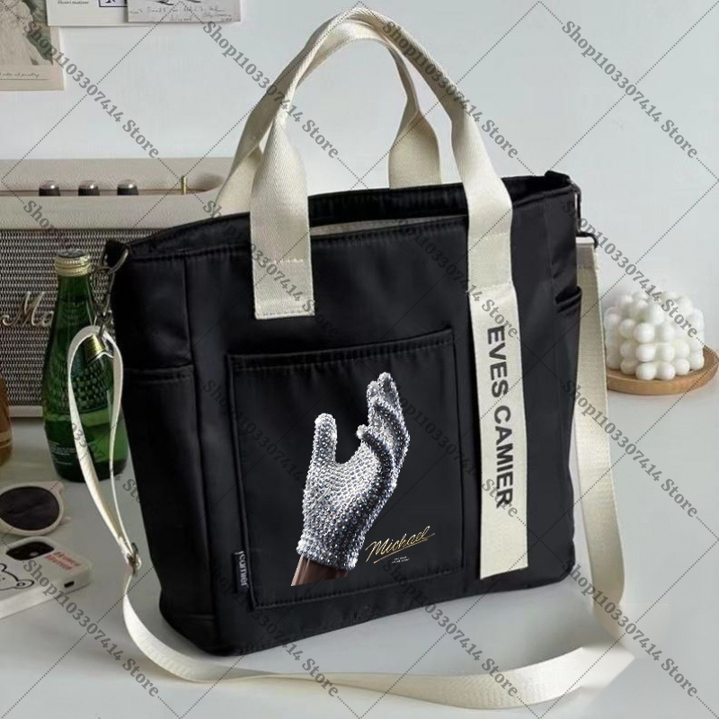 Women Accessories Bag - กระเป๋าแฟชั่นผู้หญิง กระเป๋าโท้ท อุปกรณ์เสริม ราชาเพลงป๊อป MJ กระเป๋าถือลำลองสำหรับผู้หญิง