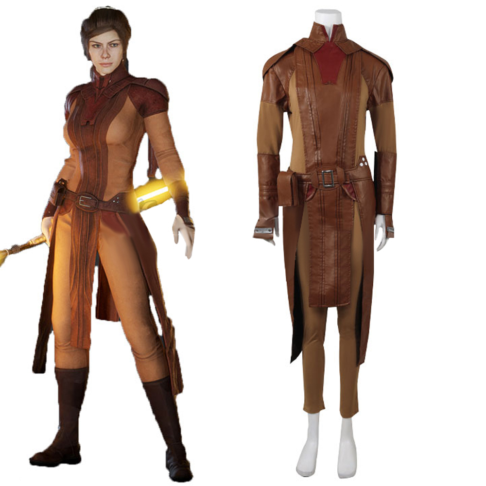 Women Knight Accessories - Bastila Shan คอสเพลย์เครื่องแต่งกายอัศวิน Jedi ชุดรบผู้ใหญ่ผู้หญิงฮาโลวีน Carnival