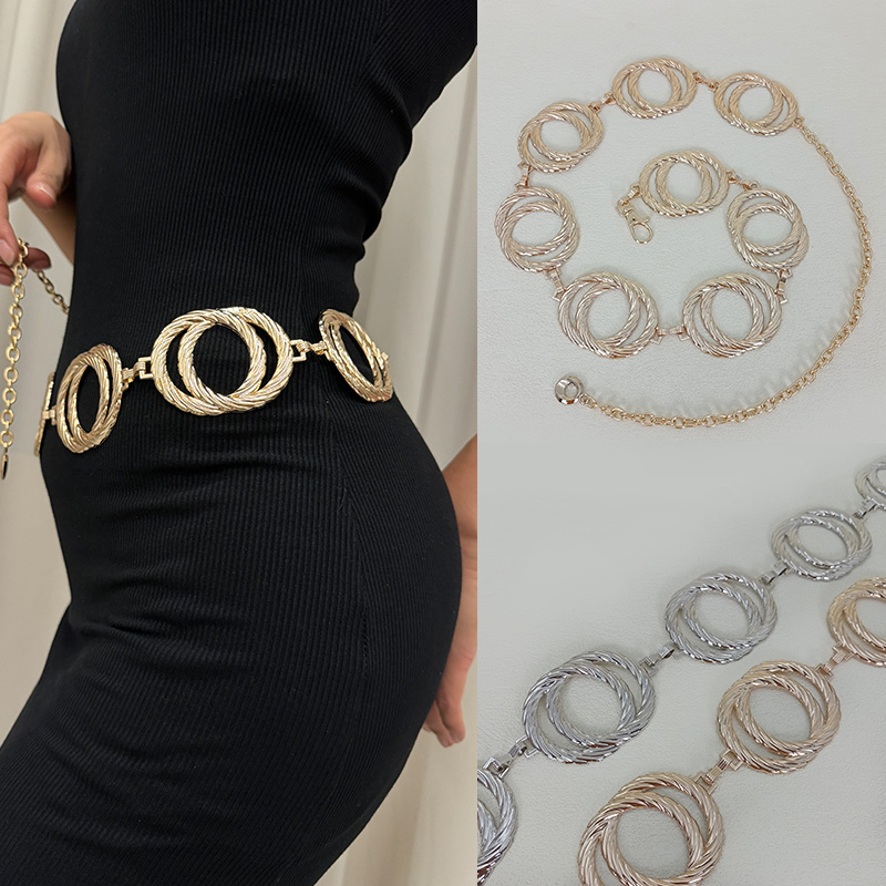 Women'S Jeans Accessories Chain - คุณภาพสูงแบรนด์หรู Designer เอวสําหรับผู้หญิงส่วนบุคคลหญิง Charm เครื่องประดับกางเกงยีนส์เข็มขัดหญิง