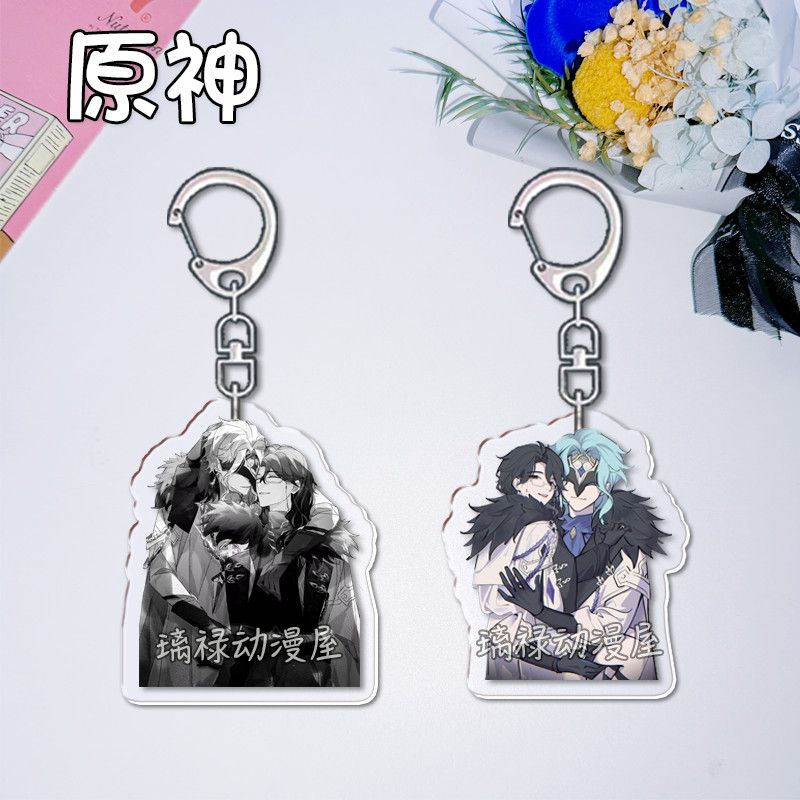 Women Accessories Bag - 2 ชิ้นเก็นชิน อิมแพ็คพวงกุญแจสำหรับผู้หญิงอุปกรณ์เสริมกระเป๋า The Doctor Regrator