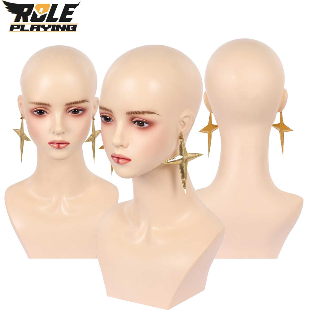 Women Accessories Earrings - เจ้าหญิงโรซาลิน่าคอสเพลย์ต่างหูผู้หญิงแฟนตาซีทองหนังเทียมต่างหูภาพยนตร์โบรอุปกรณ์เสริมเครื่องแต่งกายอุปกรณ์ประกอบฉากฮาโลวีนคาร์นิวัล