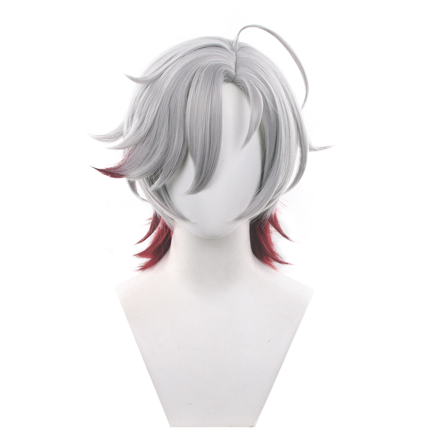 Women Knight Accessories - ในสต็อก อิลูก้าคอสเพลย์วิกผมเกมแมน อิลูก้าผมสังเคราะห์สั้นผสมสีคอสเพลย์ทนความร้อนชุดปาร์ตี้ฮาโลวีนวิกผม