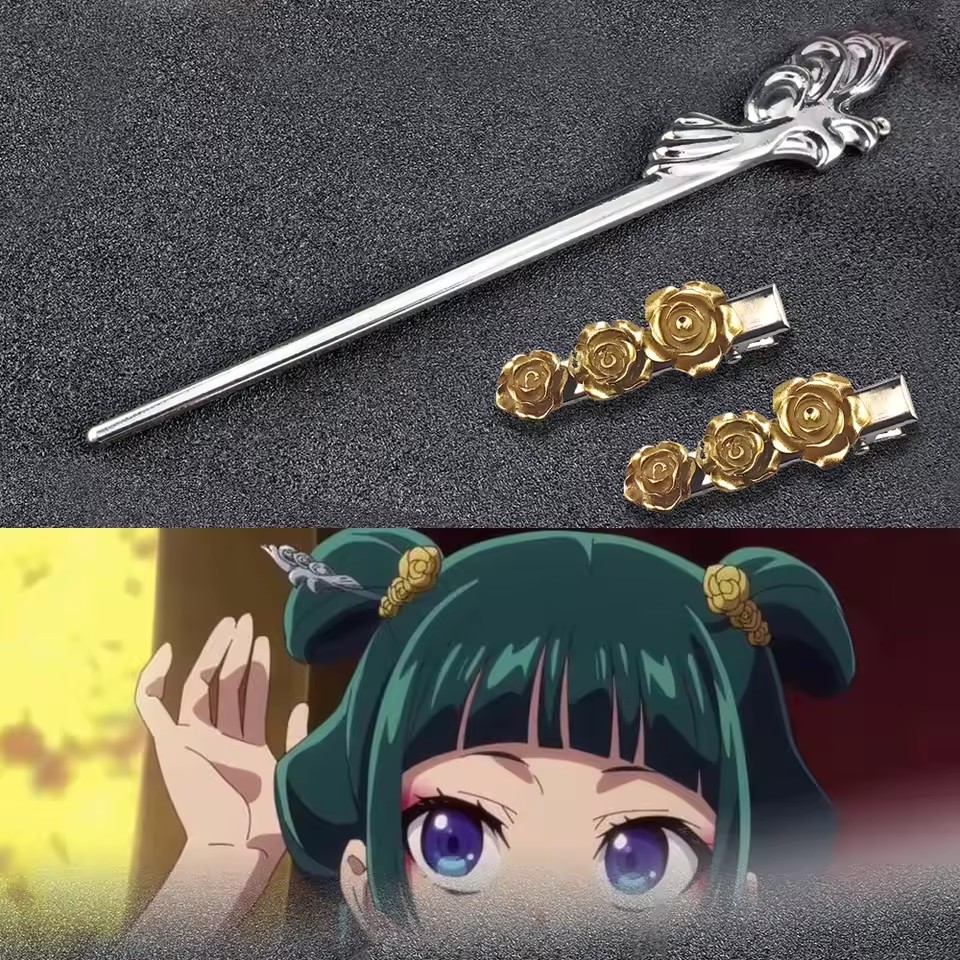 Women Knight Accessories - Apothecary ไดอารี่โลหะผสม Hairpins อะนิเมะคอสเพลย์สไตล์อุปกรณ์เสริมผม Props Headwear