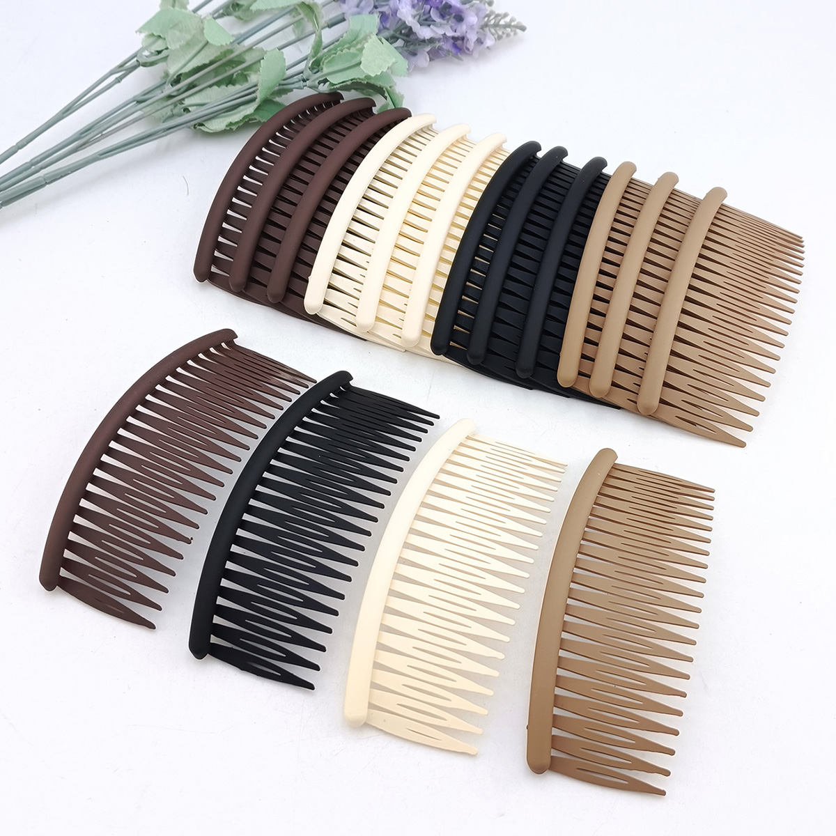 Women Knight Accessories - 1/12 PCS ผู้หญิงหวีผมขนาดใหญ่ Hairpin Bangs การจัดคงที่ผมหักแถบคาดศีรษะกลับหัวหวีอุปกรณ์เสริมผม