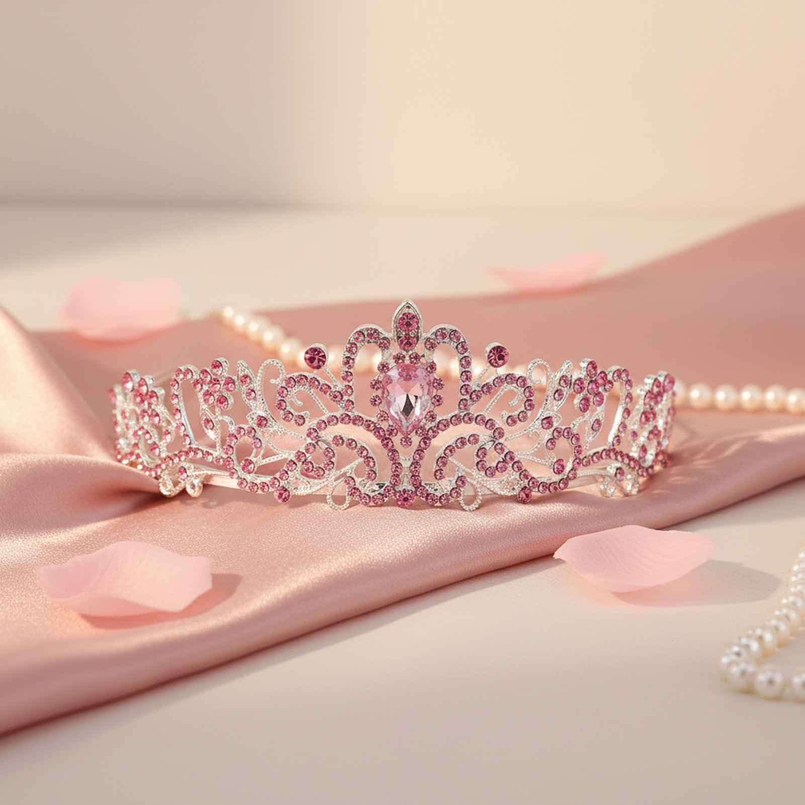 มงกุฎเจ้าสาวสุดหรู ประดับด้วยค - Women'S Accessories And Jewelry บทวิจารณ์และราคา