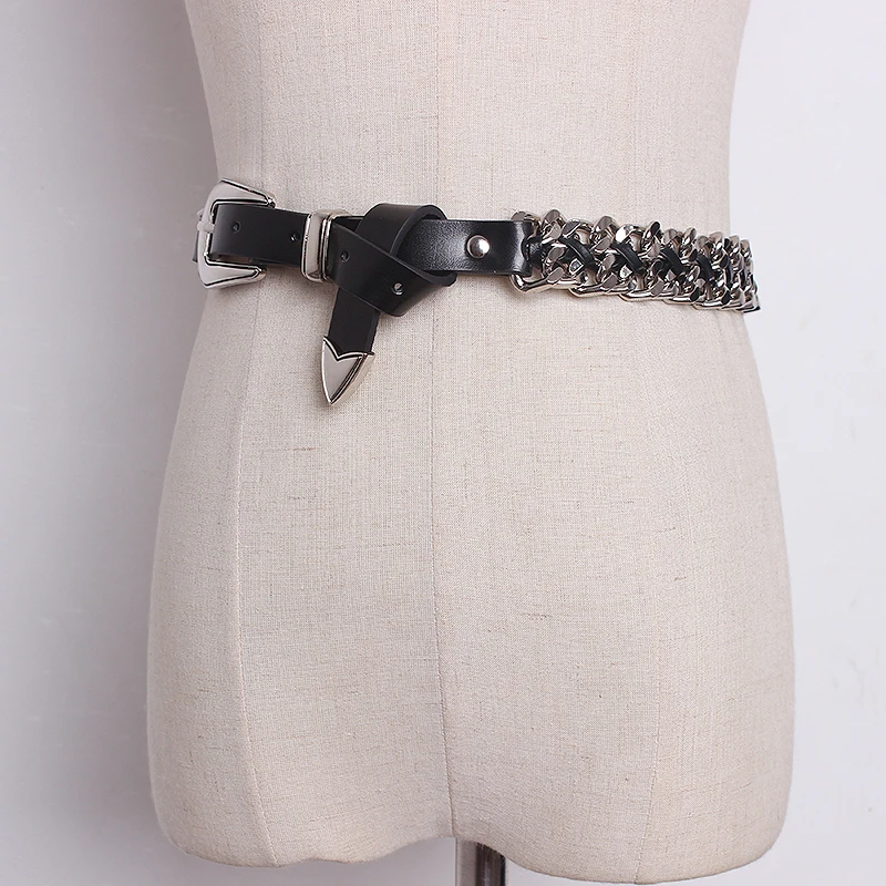 ผู้หญิง Hip Hop เข็มขัดโลหะแฟช - Women'S Jeans Accessories Chain บทวิจารณ์และราคา