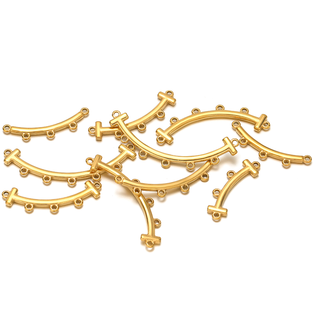 10pcs สแตนเลสสตีลกระบอกหลายหลุ - Layered Necklace Set บทวิจารณ์และราคา