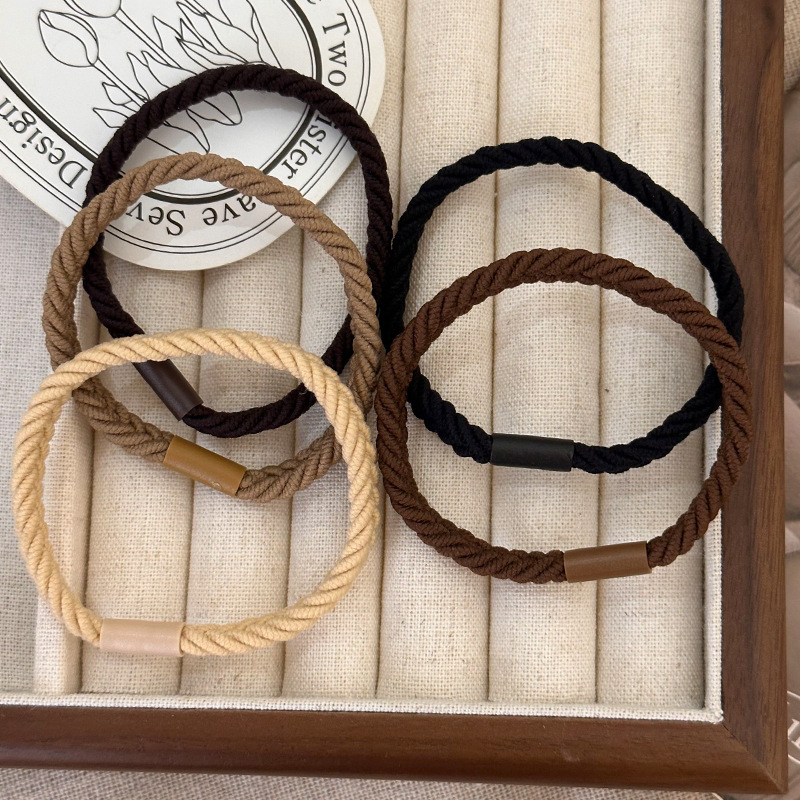 ชุดยางรัดผมแบบยืดหยุ่น 1/5 ชิ้ - Women Accessories Online บทวิจารณ์และราคา