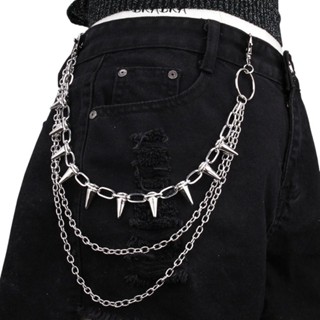 โซ่คาดเอวสไตล์ฮิปฮอป พังก์ร็อก - Women'S Jeans Accessories Chain บทวิจารณ์และราคา