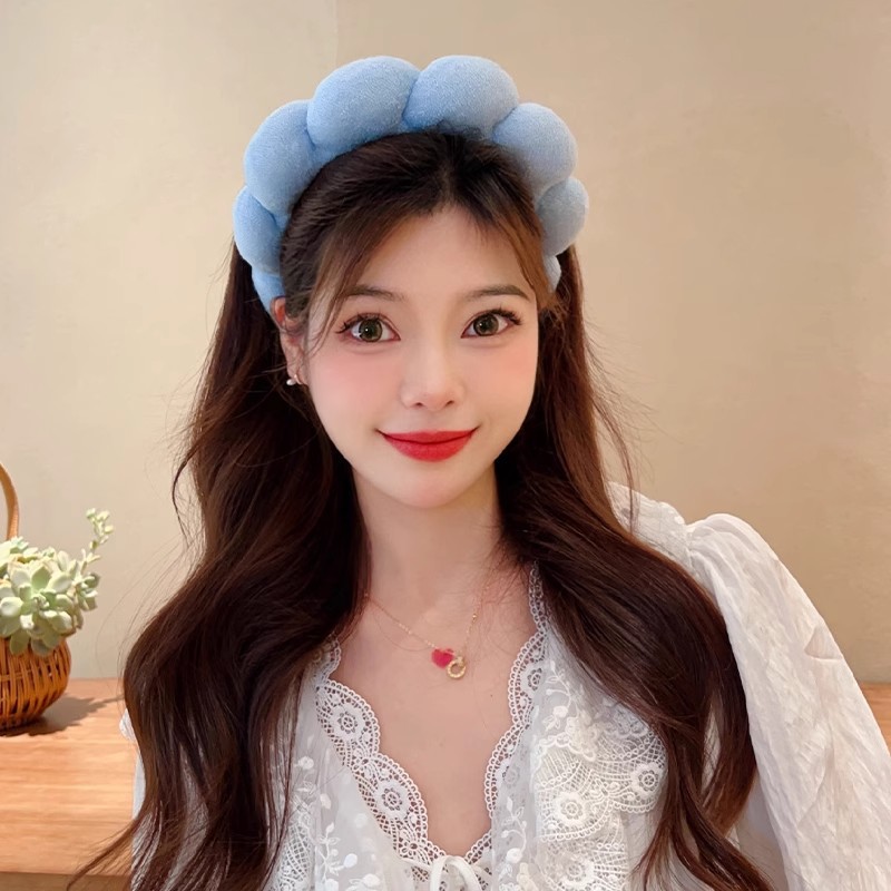 Retro PUFFY ผมวงฟองน้ําสําหรับ - Women Accessories Online บทวิจารณ์และราคา