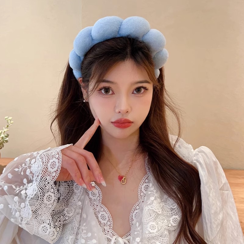 Retro PUFFY ผมวงฟองน้ําสําหรับ - Women Accessories Online บทวิจารณ์และราคา