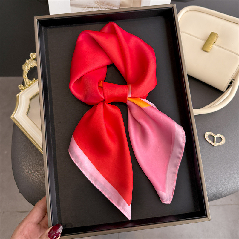 ผ้าพันคอแฟชั่นลายบล็อกสีสันสดใ - Women'S Vacation Accessories บทวิจารณ์และราคา