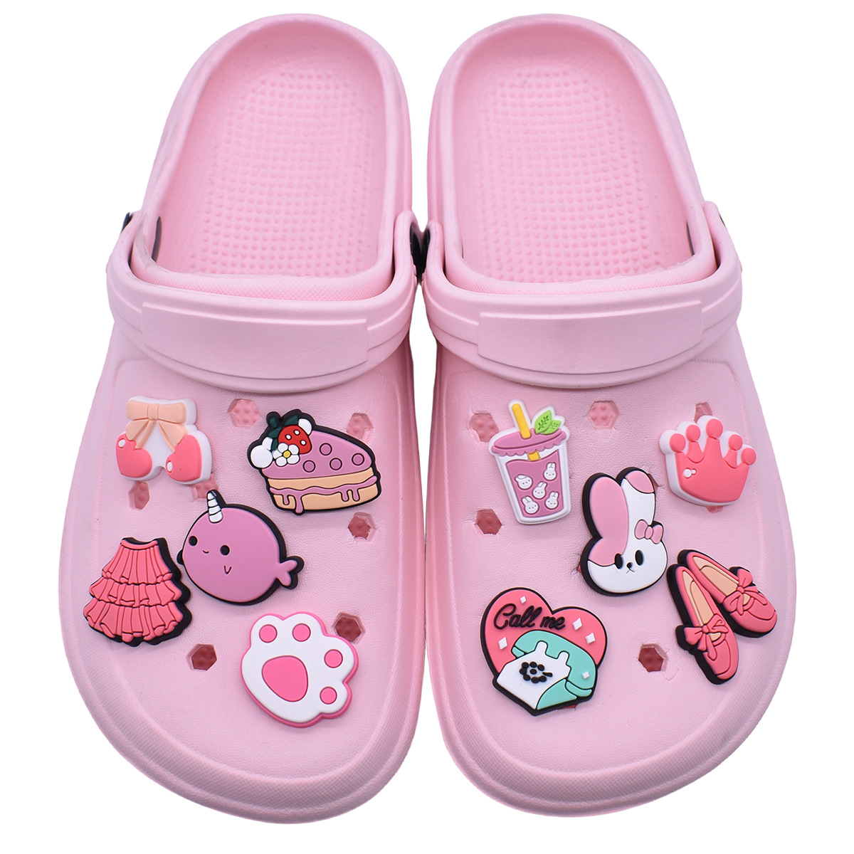 Cute Pink Shoe Charms Decorati - Women'S Accessories Crocs บทวิจารณ์และราคา