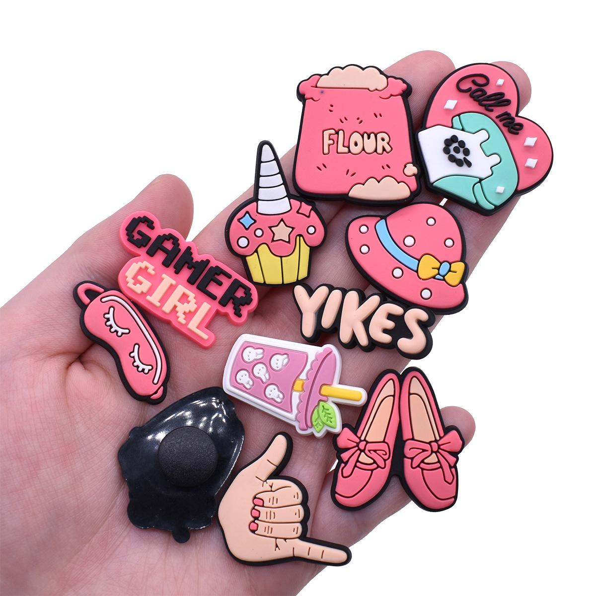Cute Pink Shoe Charms Decorati - Women'S Accessories Crocs บทวิจารณ์และราคา