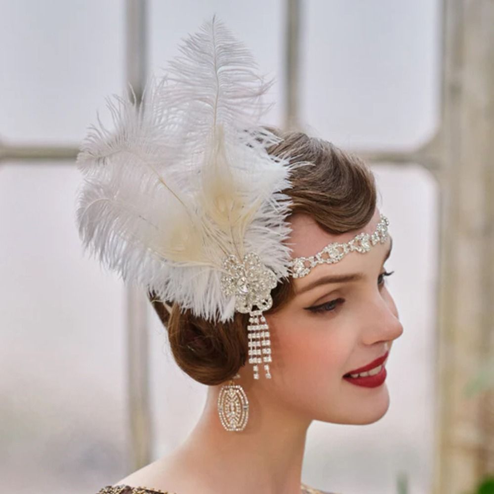 ที่คาดผมขนนกสไตล์วินเทจประดับเ - Women Accessories Online บทวิจารณ์และราคา
