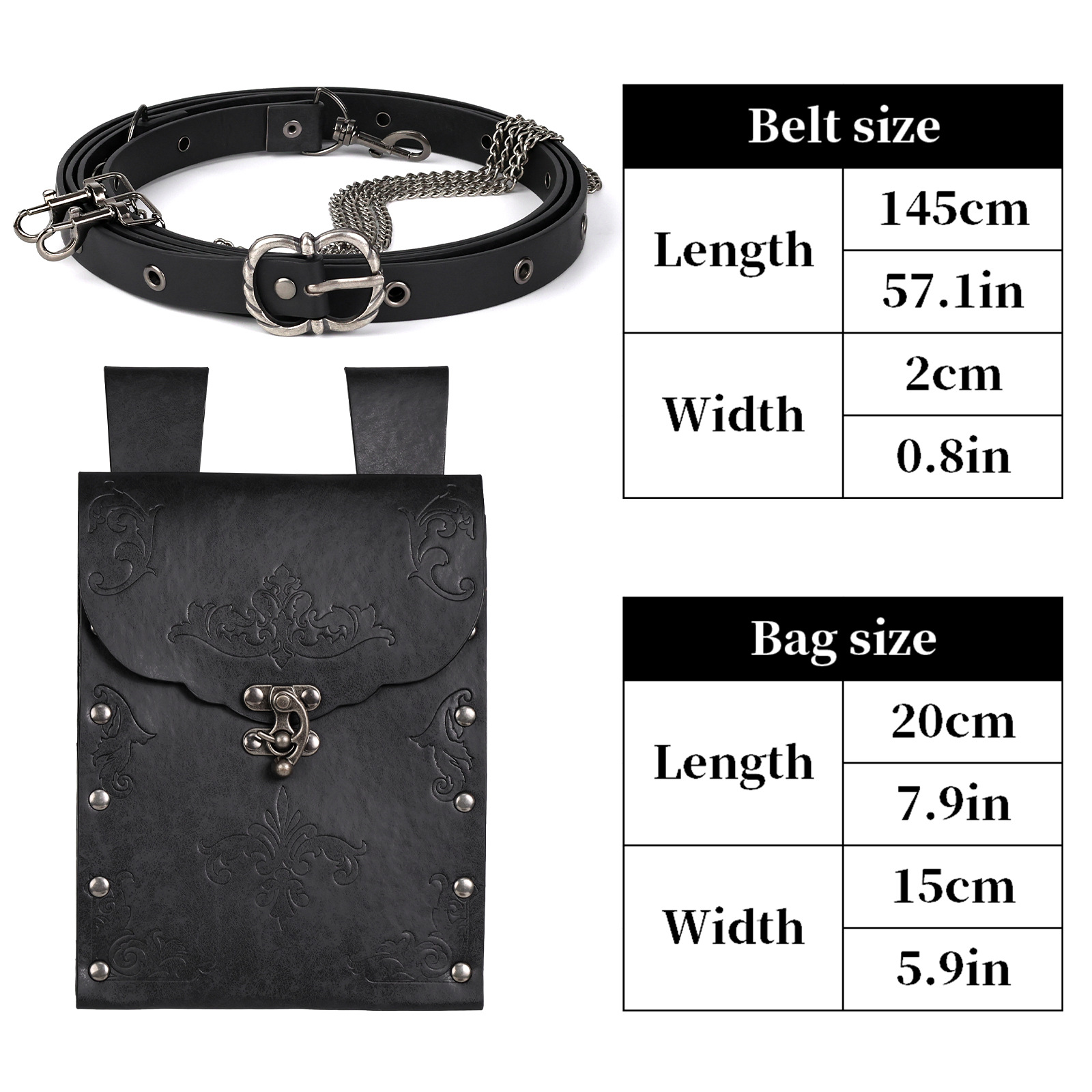 กระเป๋าคาดเอวสไตล์สตีมพังค์ยุค - Women Knight Accessories บทวิจารณ์และราคา