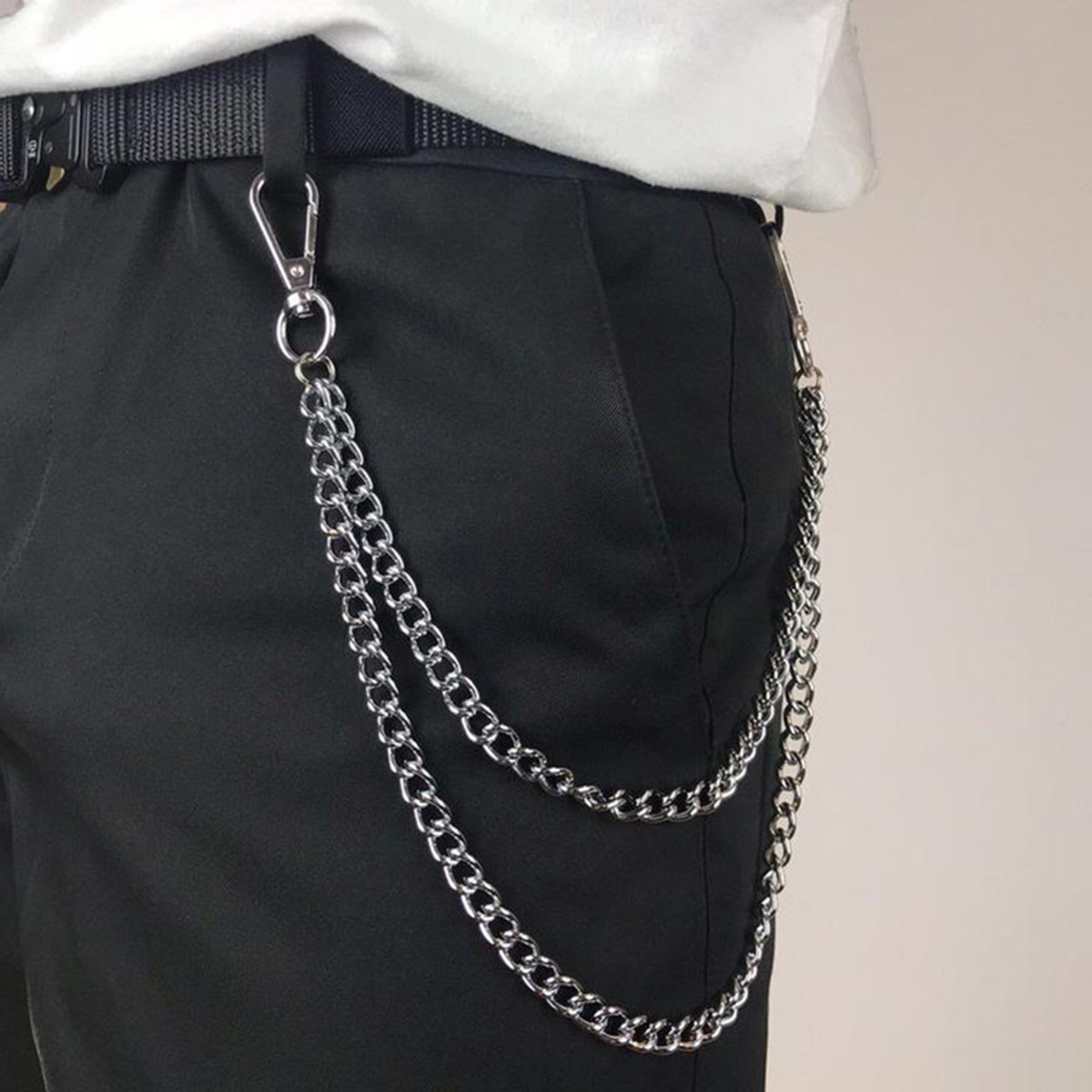 โซ่คาดเอวสไตล์พังก์ยูนิเซ็กซ์  - Women'S Jeans Accessories Chain บทวิจารณ์และราคา
