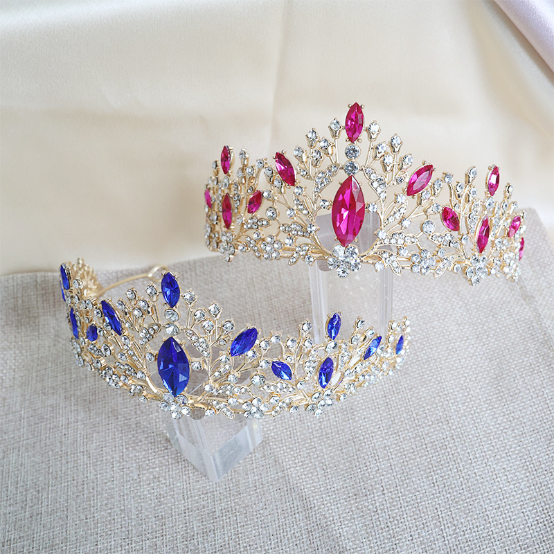 มงกุฎเพชรหลากสีสัน มงกุฎราชินี - Women'S Hair Accessories Wedding บทวิจารณ์และราคา