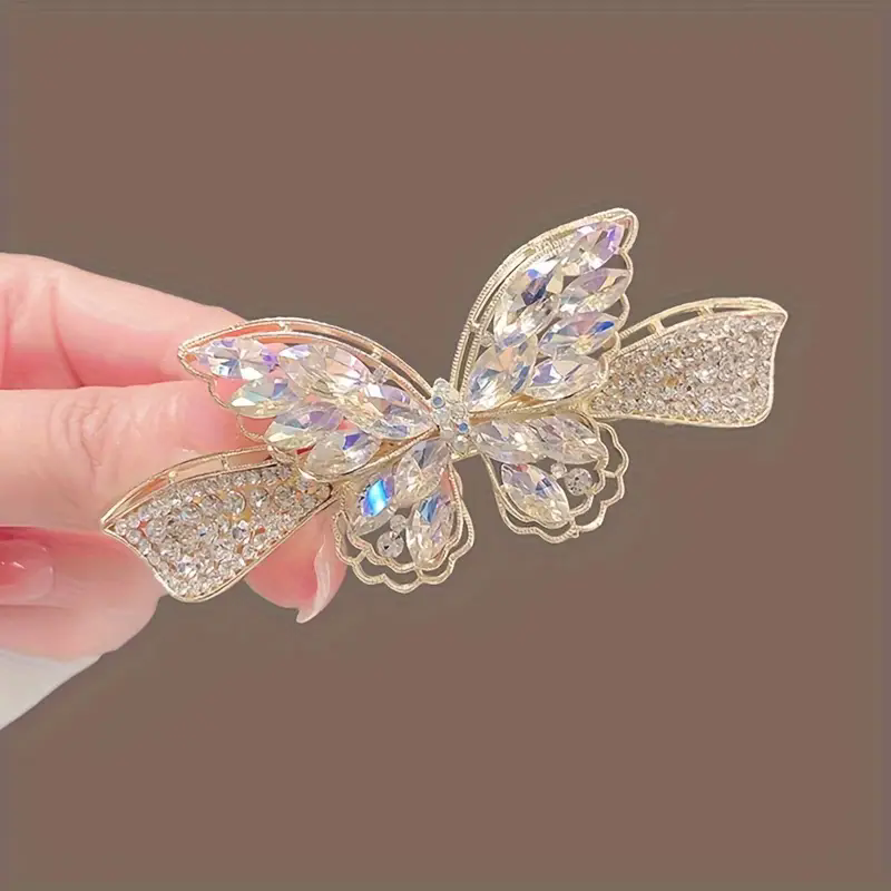 กิ๊บติดผมรูปผีเสื้อหรูหรา กิ๊บ - Women Accessories Online บทวิจารณ์และราคา