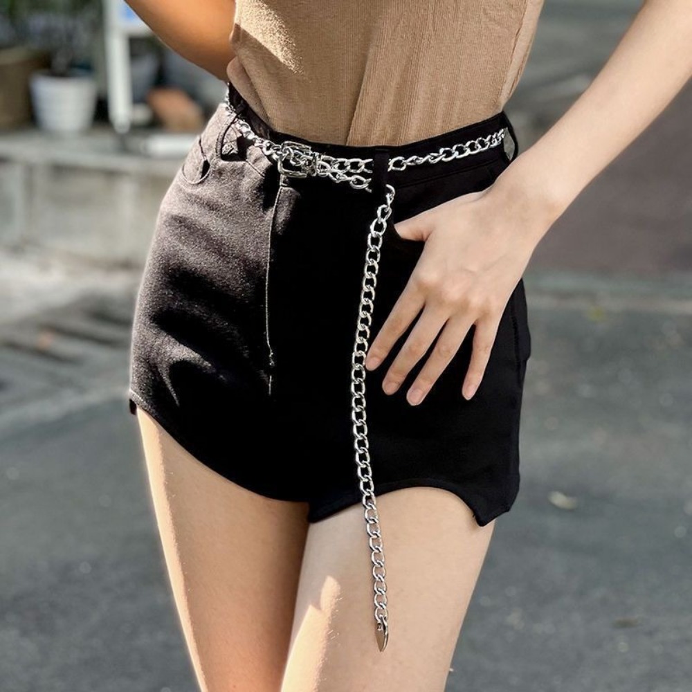 Simple โซ่โลหะเข็มขัดยาวพู่เอว - Women'S Jeans Accessories Chain บทวิจารณ์และราคา