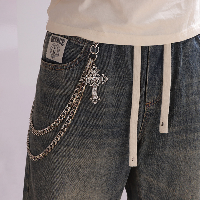 แฟชั่น Punk โลหะกางเกง Hip Hop - Women'S Jeans Accessories Chain บทวิจารณ์และราคา