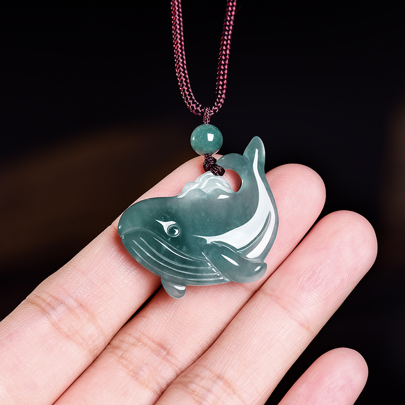 จี้สร้อยคอหยกพม่าแท้รูปปลาวาฬ  - Women'S Accessories And Jewelry บทวิจารณ์และราคา