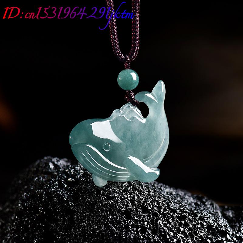 จี้สร้อยคอหยกพม่าแท้รูปปลาวาฬ  - Women'S Accessories And Jewelry บทวิจารณ์และราคา