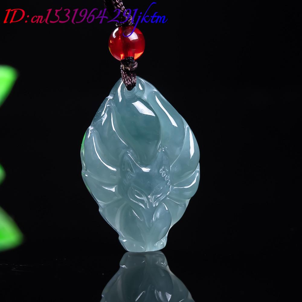 หยกพม่าธรรมชาติจี้รูปสุนัขจิ้ง - Women'S Accessories And Jewelry บทวิจารณ์และราคา