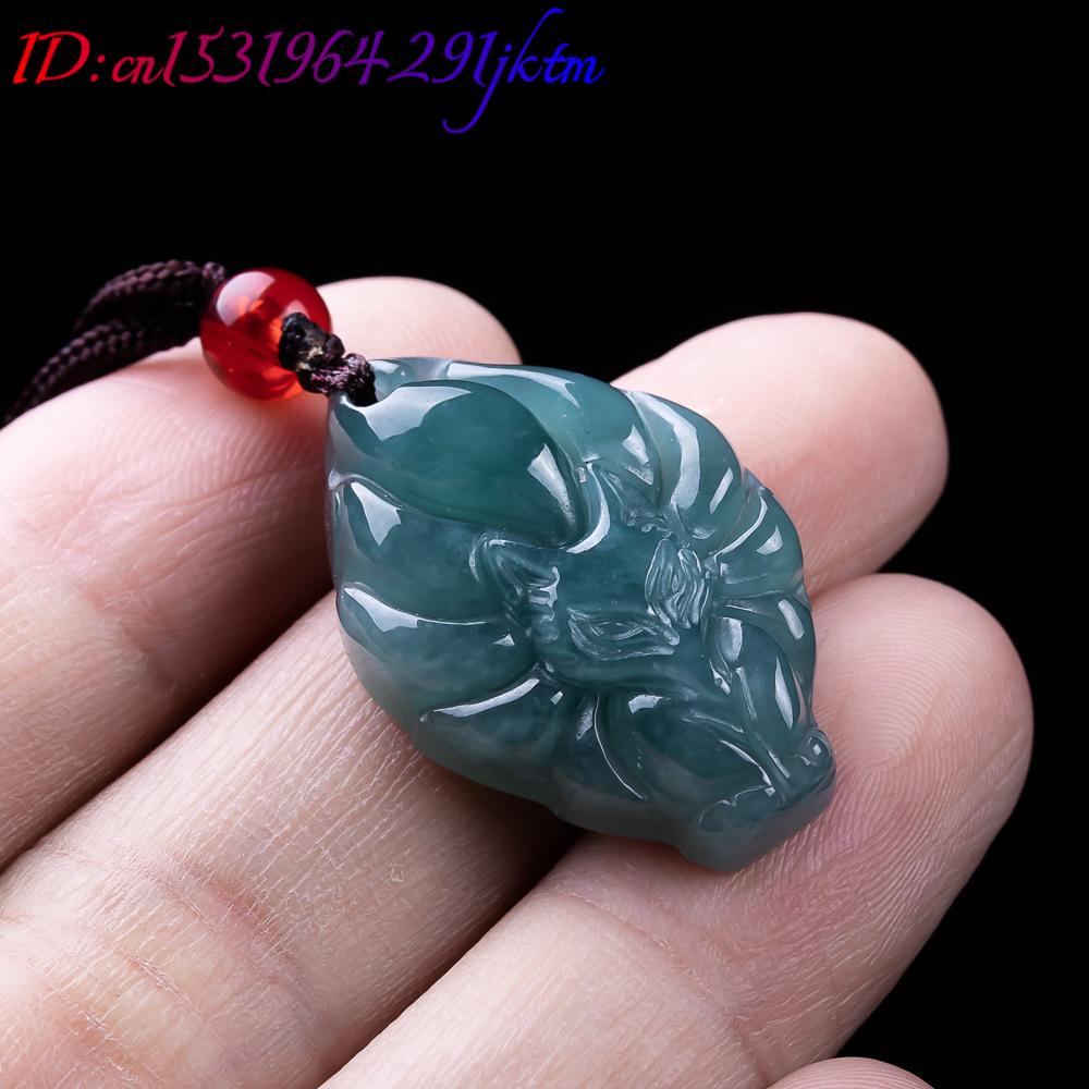 หยกพม่าธรรมชาติจี้รูปสุนัขจิ้ง - Women'S Accessories And Jewelry บทวิจารณ์และราคา