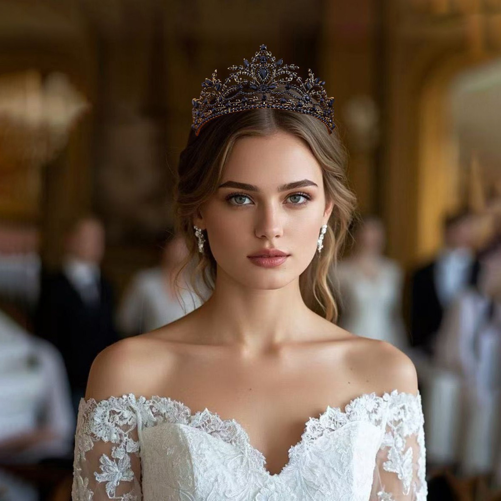 มงกุฎเจ้าสาวประดับเพชรระยิบระย - Women'S Hair Accessories Wedding บทวิจารณ์และราคา