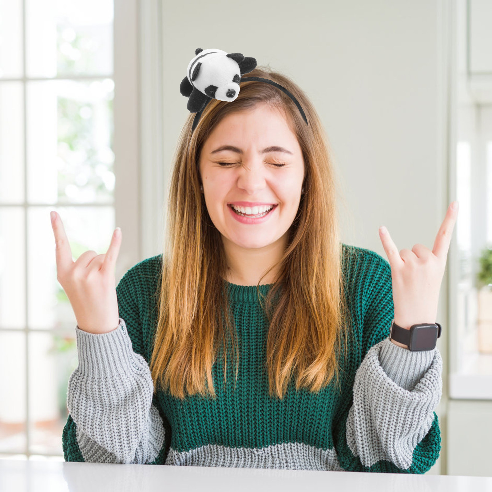 ที่คาดผมลายแพนด้า น่ารัก อุปกร - Women Accessories Online บทวิจารณ์และราคา