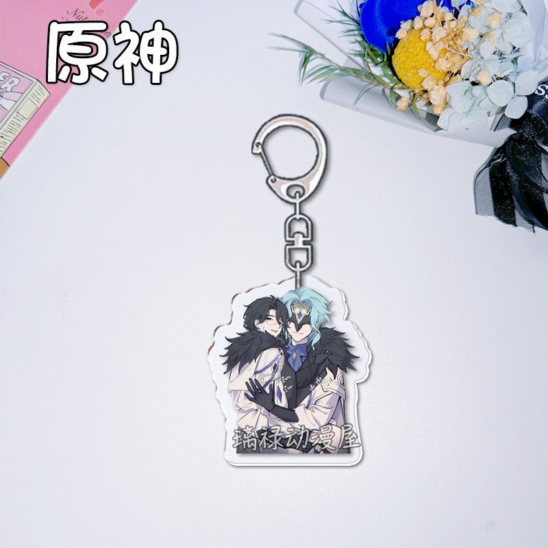2 ชิ้นเก็นชิน อิมแพ็คพวงกุญแจส - Women Accessories Bag บทวิจารณ์และราคา