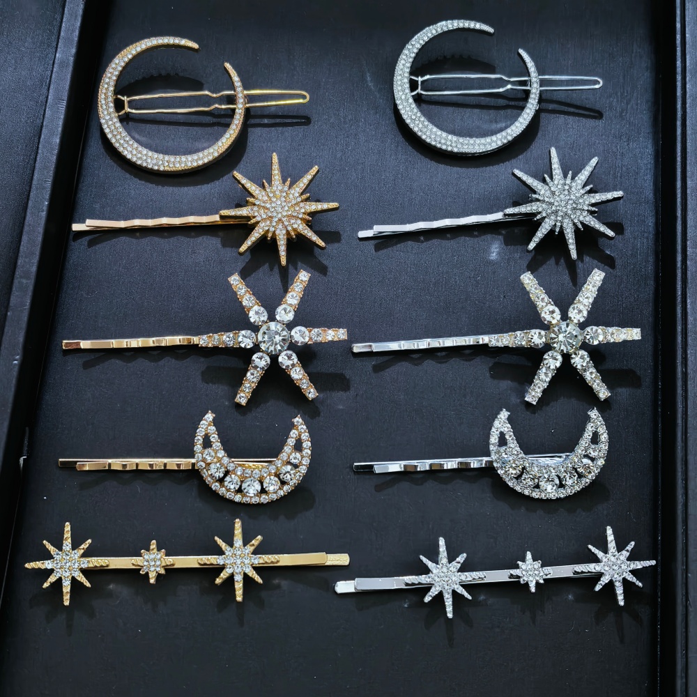 ชุดกิ๊บติดผมรูปดาวคริสตัล 3/4  - Women Knight Accessories บทวิจารณ์และราคา