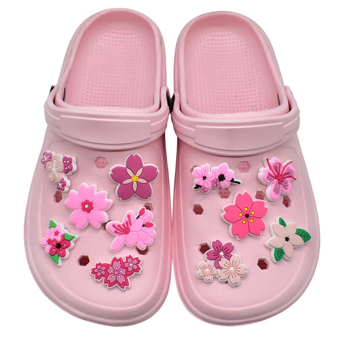 ดอกไม้สีชมพูน่ารักรองเท้า Char - Women'S Accessories Crocs บทวิจารณ์และราคา