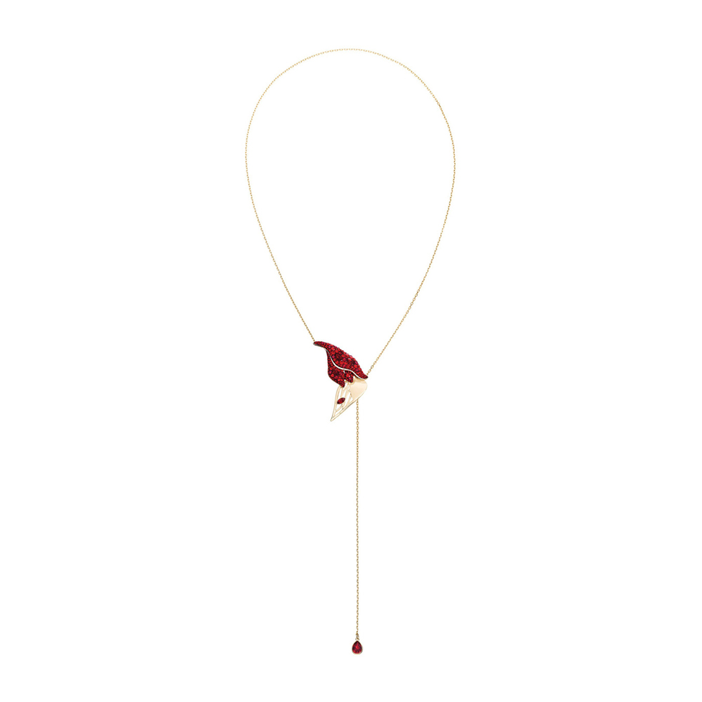 สร้อยคอรูปพัดหัวใจนกแก้วน่ารัก - Layered Necklace Set บทวิจารณ์และราคา