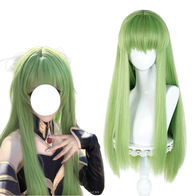 อะนิเมะ CC คอสเพลย์วิกผมสีเขีย - Women Knight Accessories บทวิจารณ์และราคา