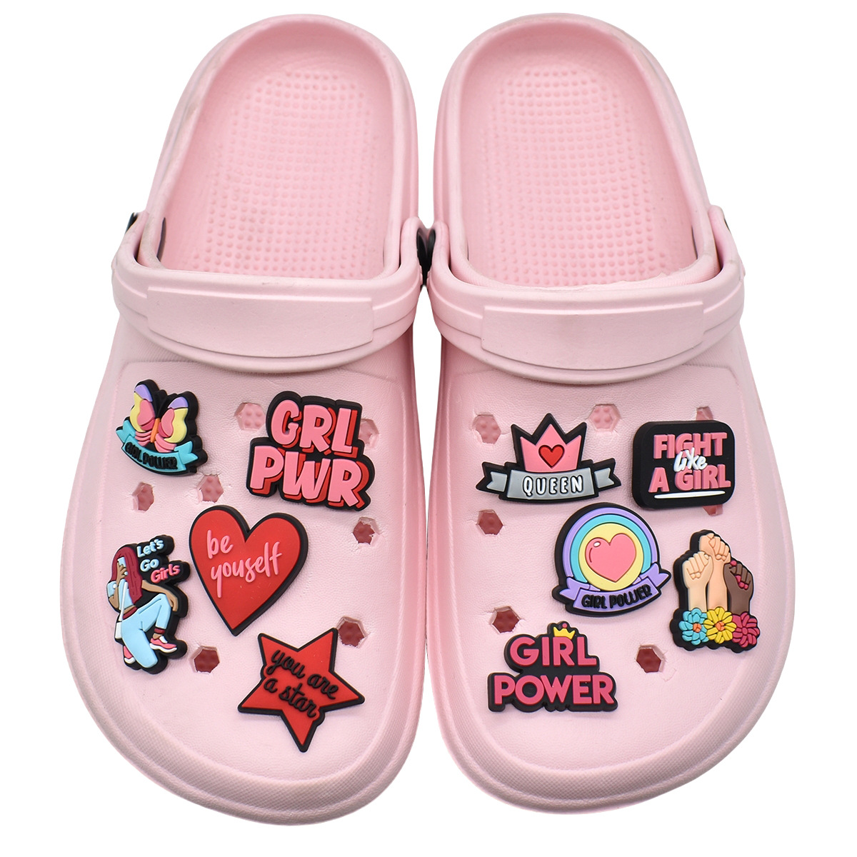 น่ารักสีชมพู Power รองเท้า Cha - Women'S Accessories Crocs บทวิจารณ์และราคา