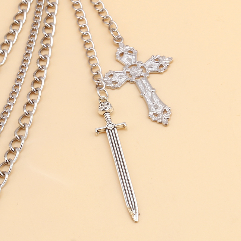 Hip Hop Skull Cross กางเกงเอวผ - Women'S Jeans Accessories Chain บทวิจารณ์และราคา