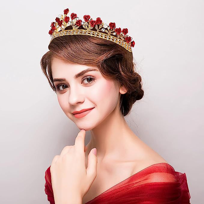มงกุฎเจ้าสาวเซรามิกสไตล์บาโรก  - Women'S Hair Accessories Wedding บทวิจารณ์และราคา