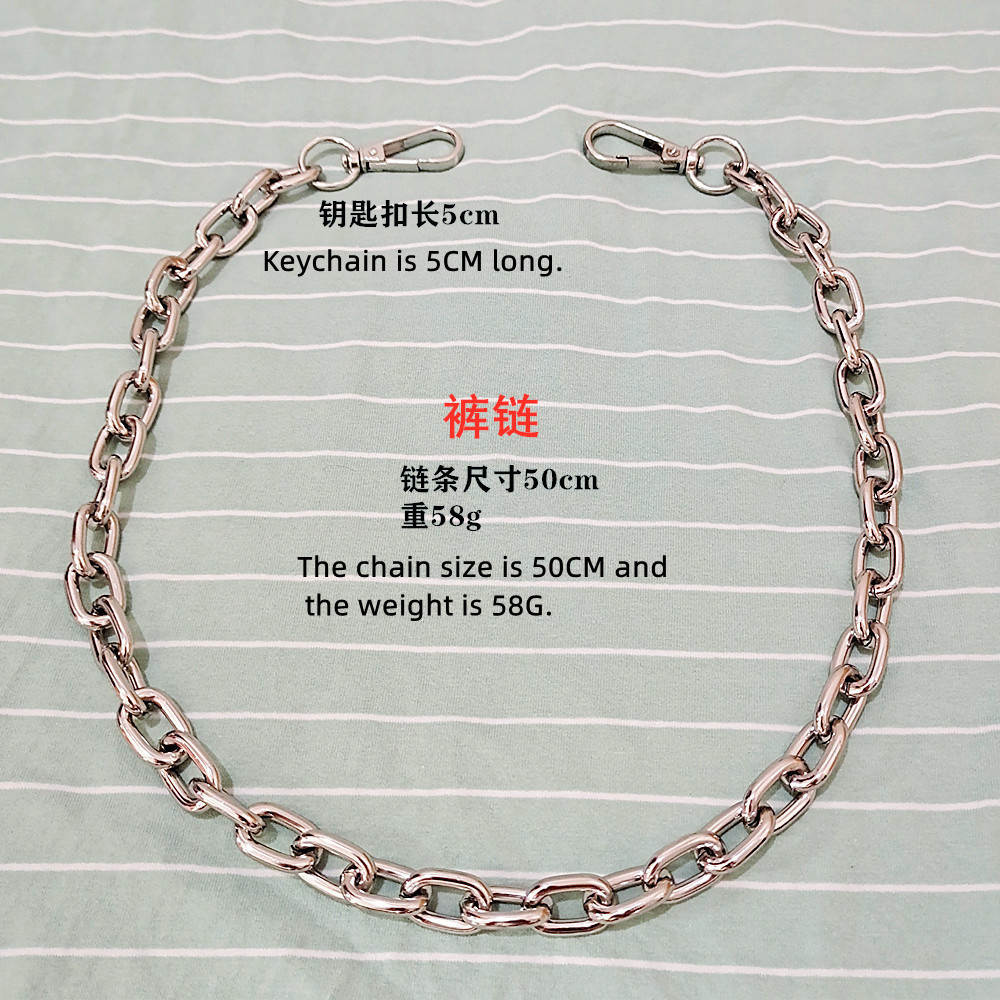ห่วงโซ่แฟชั่นสไตล์ฮิปฮอปแนวพัง - Women'S Jeans Accessories Chain บทวิจารณ์และราคา
