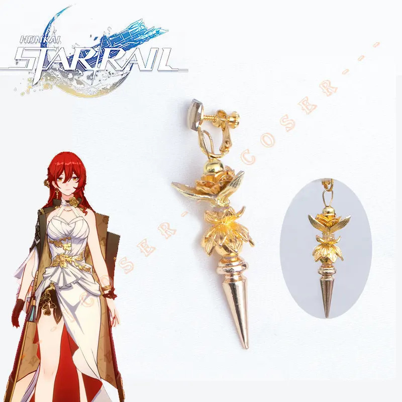 25COSGame Honkai Star Rail Him - Women Accessories Earrings บทวิจารณ์และราคา