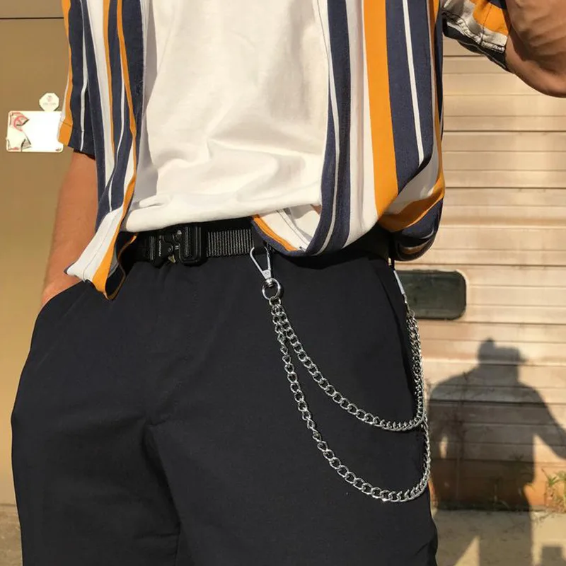พวงกุญแจแบบคาดเอวกระเป๋าสตางค์ - Women'S Jeans Accessories Chain บทวิจารณ์และราคา