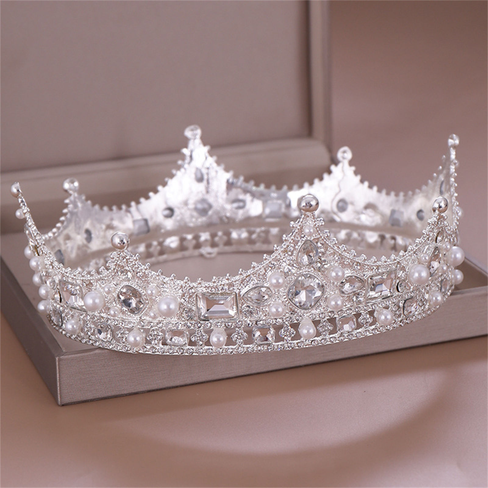 มงกุฎโลหะผสมทรงมงกุฎแบบย้อนยุค - Women'S Hair Accessories Wedding บทวิจารณ์และราคา