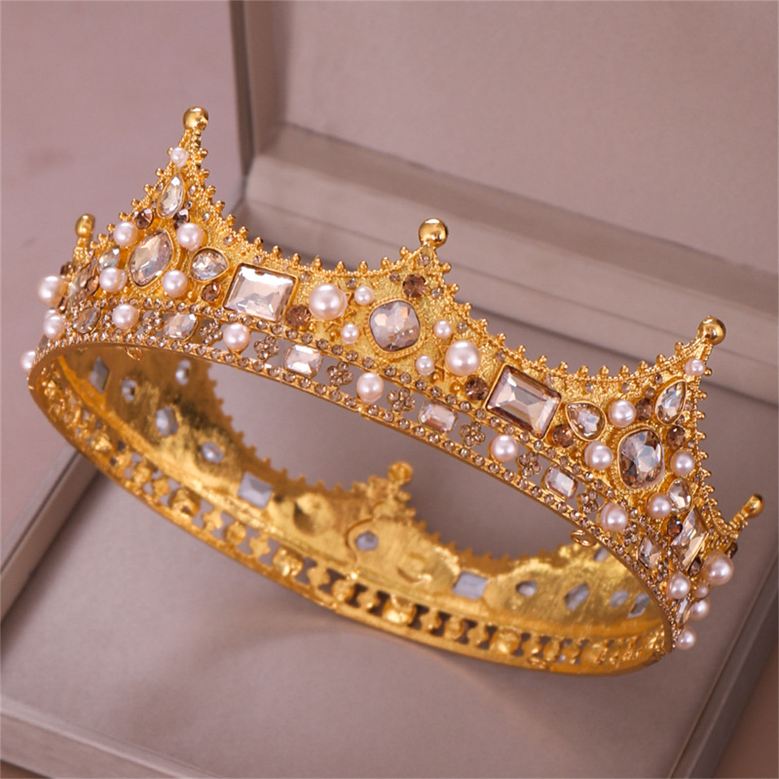 มงกุฎโลหะผสมทรงมงกุฎแบบย้อนยุค - Women'S Hair Accessories Wedding บทวิจารณ์และราคา