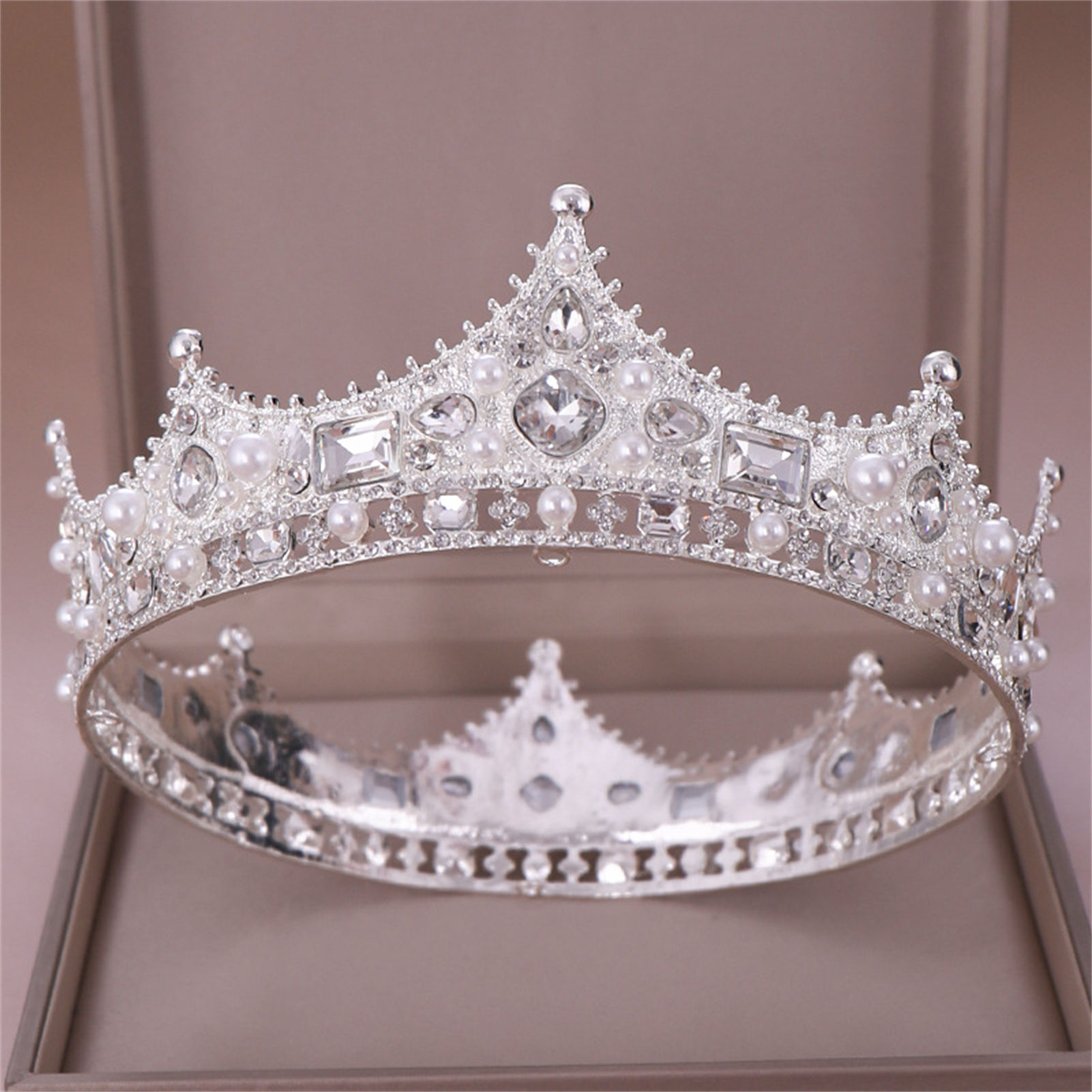 มงกุฎโลหะผสมทรงมงกุฎแบบย้อนยุค - Women'S Hair Accessories Wedding บทวิจารณ์และราคา