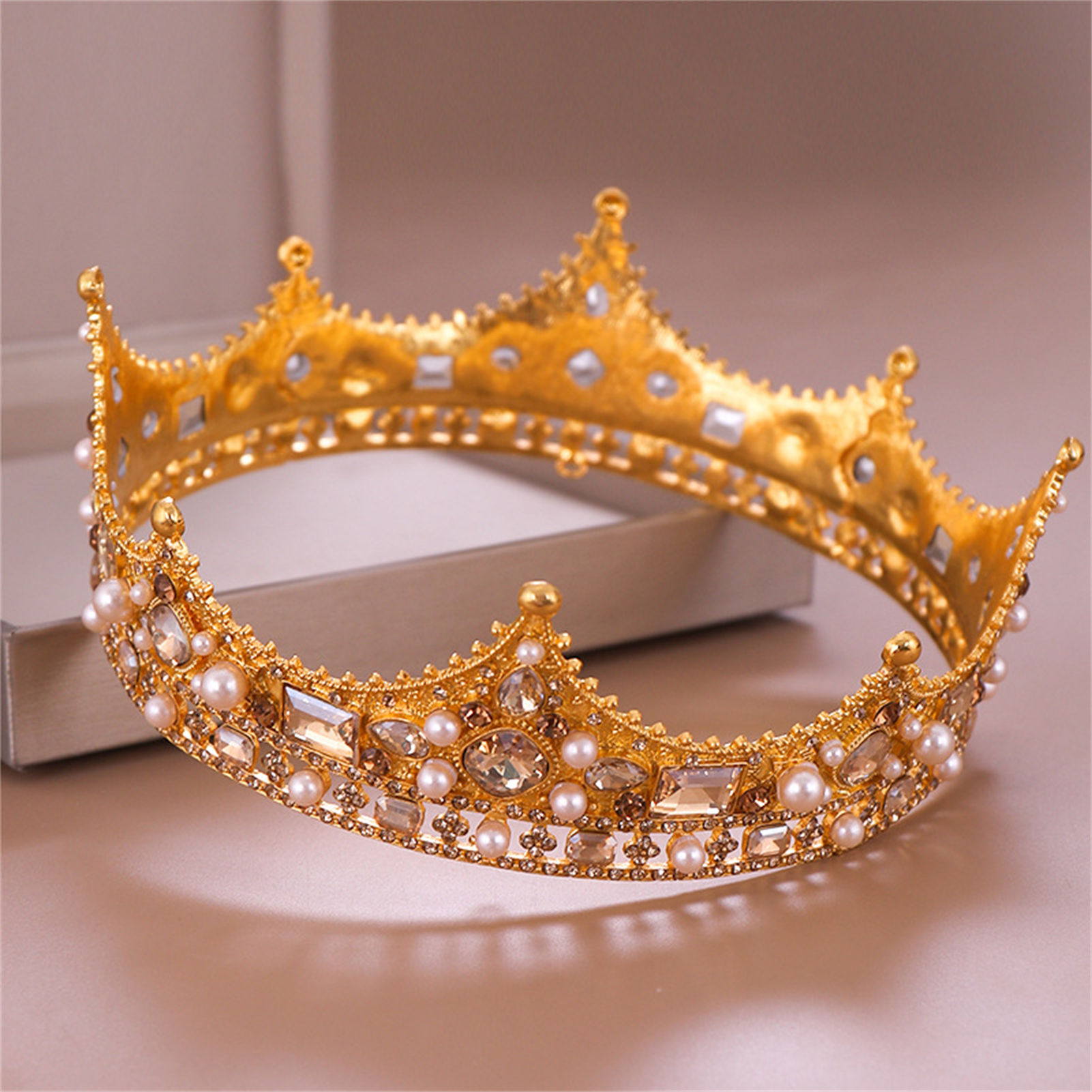 มงกุฎเจ้าสาวประดับเพชรเทียม ที - Women'S Hair Accessories Wedding บทวิจารณ์และราคา