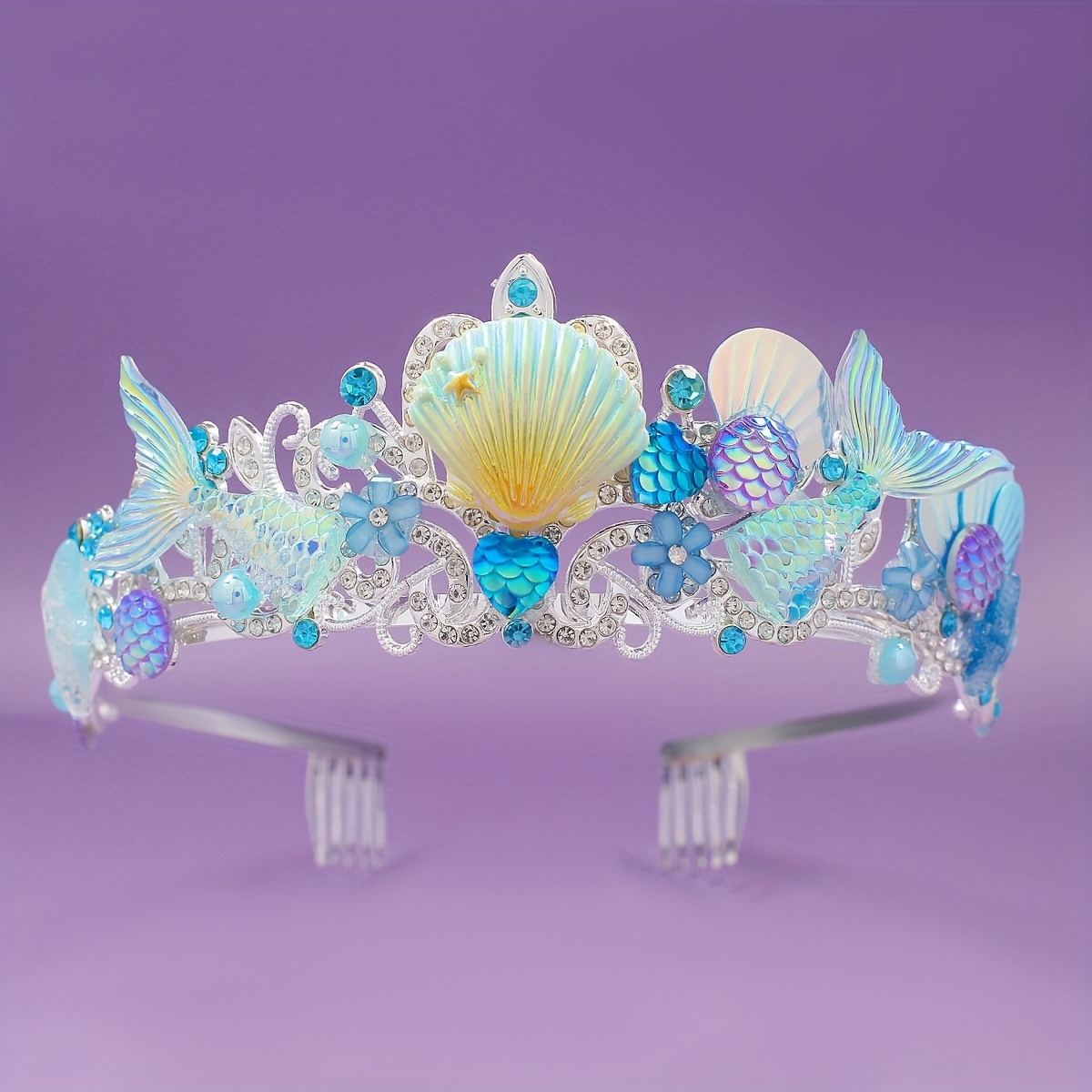 มงกุฎหวีผมนางเงือกใหม่ ปี 2025 - Women'S Accessories And Jewelry บทวิจารณ์และราคา
